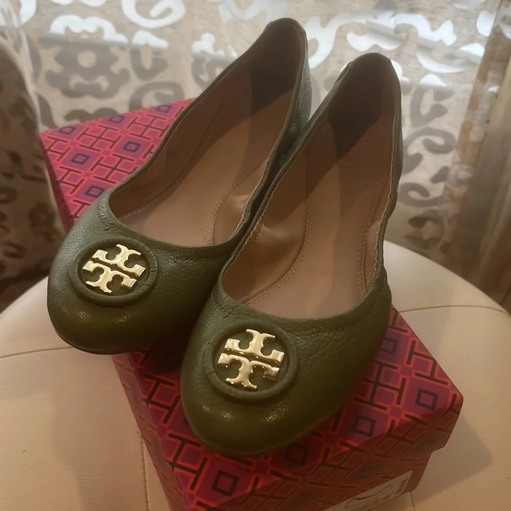 Tory Burch Allie Ballet Nappa Leather Flat - Picture 4 of 7